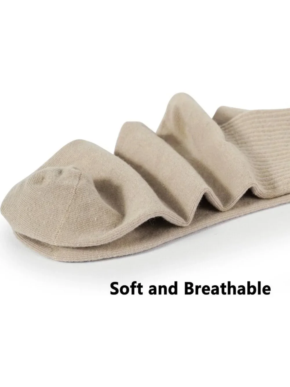 Cute Cotton Crew Socks for Women - Soft Casual Calf Socks, 6 Pairs, Size 5-10